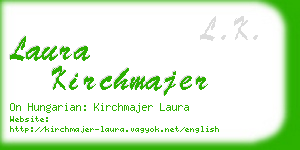 laura kirchmajer business card